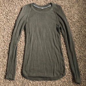 Lululemon Sit In Lotus olive Sweater Size 8